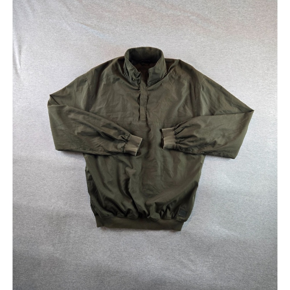 Boss Hugo Boss Golf Jacket Mens XL‎ Green 1/4 Zip Pullover Windbreaker Portugal